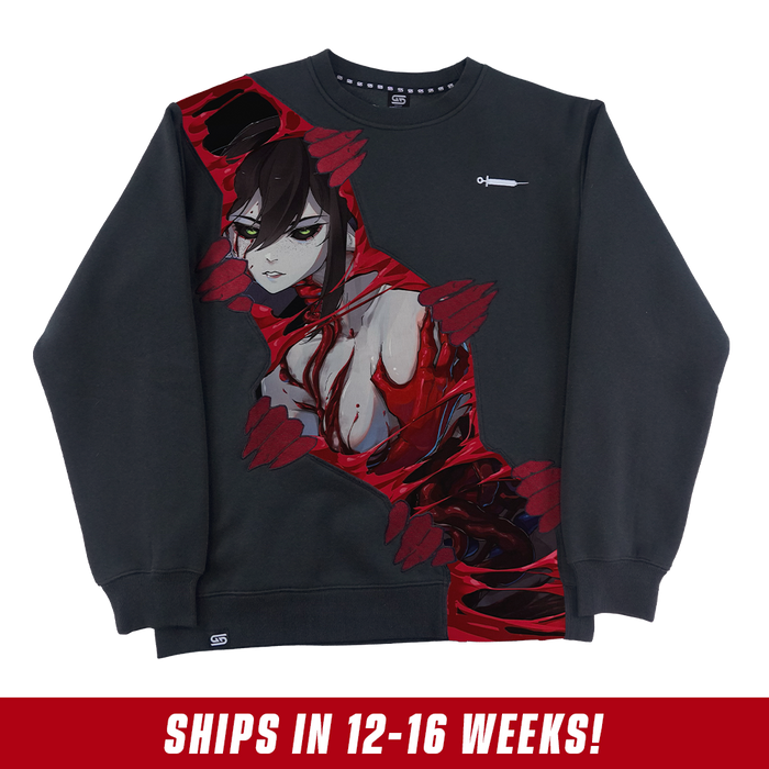 Layna Lazar: Crimson Bloom Crewneck - Gamer Supps