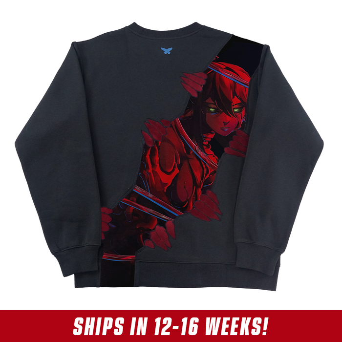 Layna Lazar: Crimson Bloom Crewneck - Gamer Supps