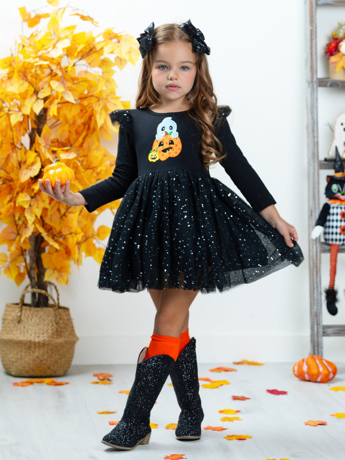 Lift Your Spirits Glitter Tutu Dress Mia Belle Girls