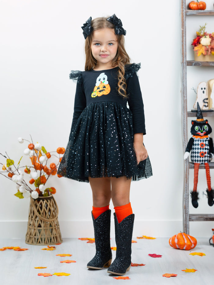 Lift Your Spirits Glitter Tutu Dress Mia Belle Girls