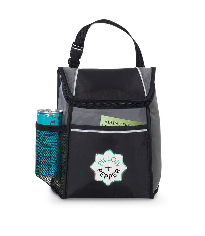 Link Lunch Cooler - Seattle Grey | Custom Branded | Lemon Print