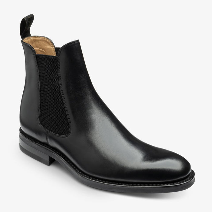 Loake - Buscot Leather Chelsea Boots in Black - Nigel Clare
