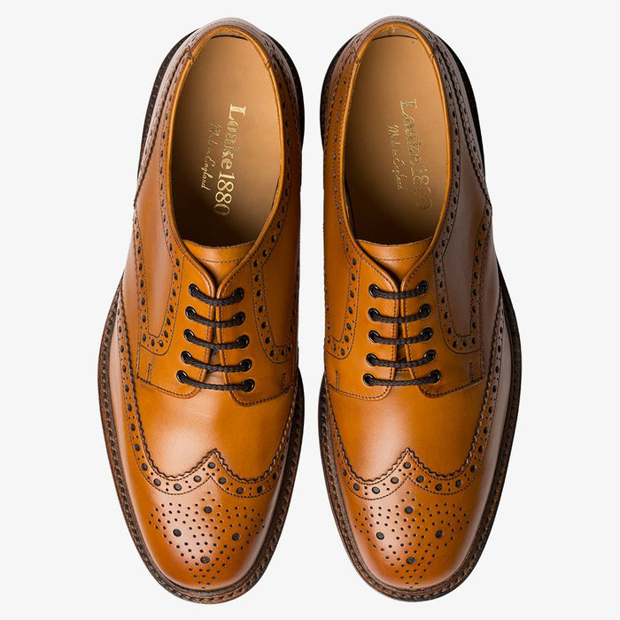Loake - Chester T2 Brogues in Tan - Nigel Clare
