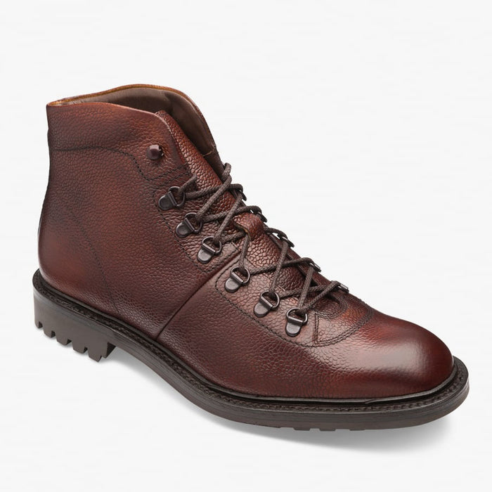 Loake - Hiker Lace Up Boots in Oxblood Grain - Nigel Clare