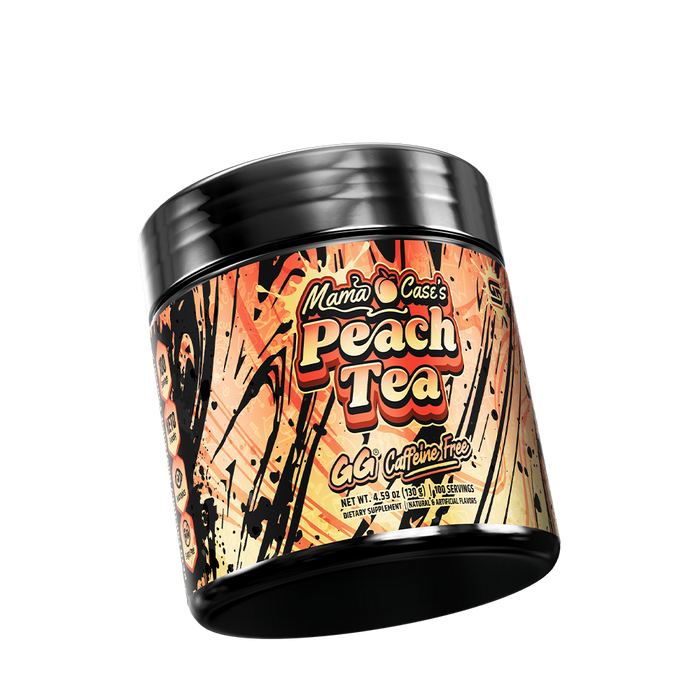 Mama Case's Peach Tea Caffeine Free - 100 Servings - Gamer Supps