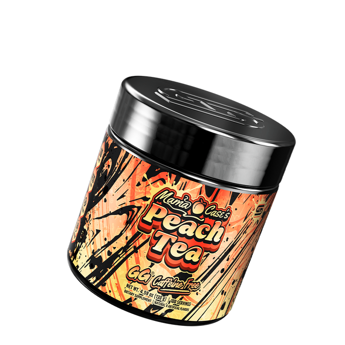 Mama Case's Peach Tea Caffeine Free - 100 Servings - Gamer Supps