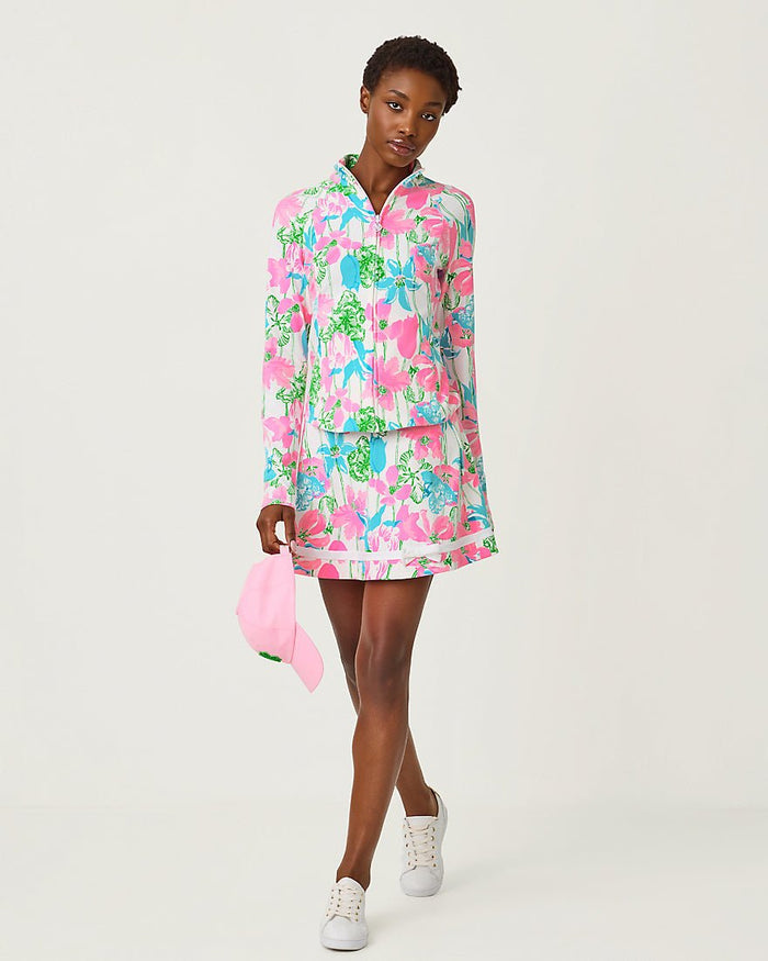 Lilly Pulitzer - Marilla High Rise Skort Upf 50 Plus - Resort White Viney Liney