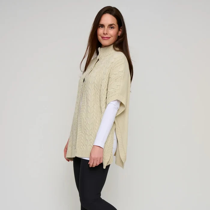 Mavi Cable Knit Poncho