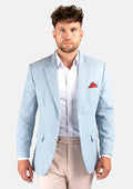 Astor Maya Blue Linen Jacket - SARTORO