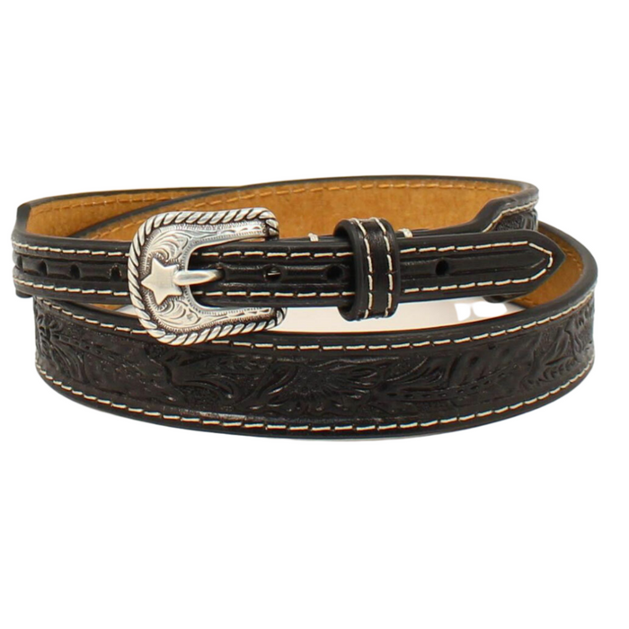 M&F Western Twister Hatband Floral Tooled Black
