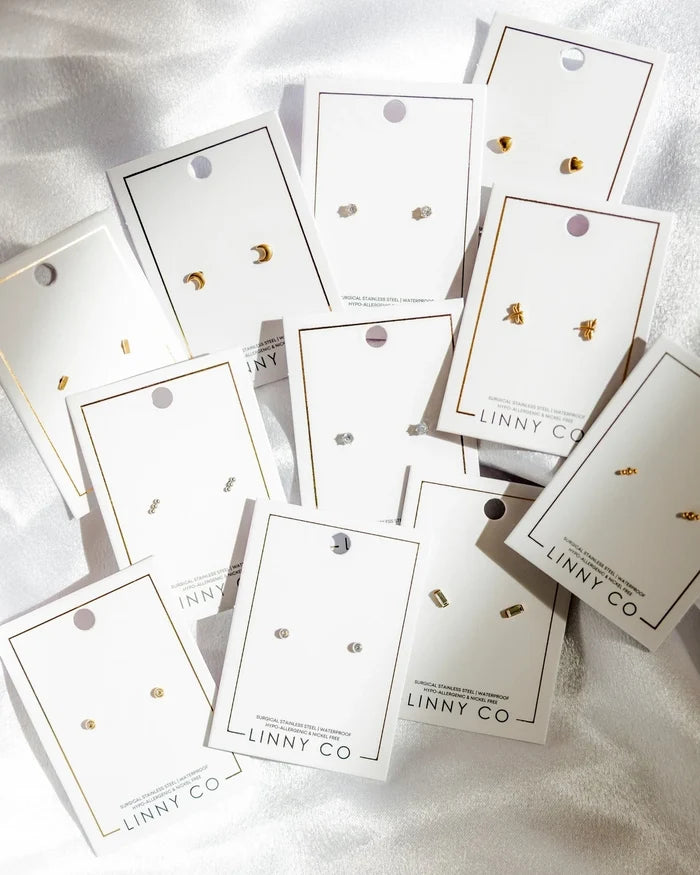 Micro Amber | Screwback Stud Earrings