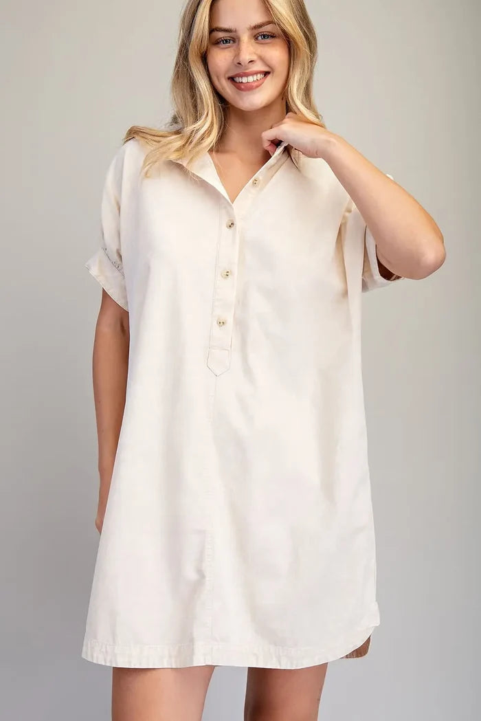 Mini Shirt Dress