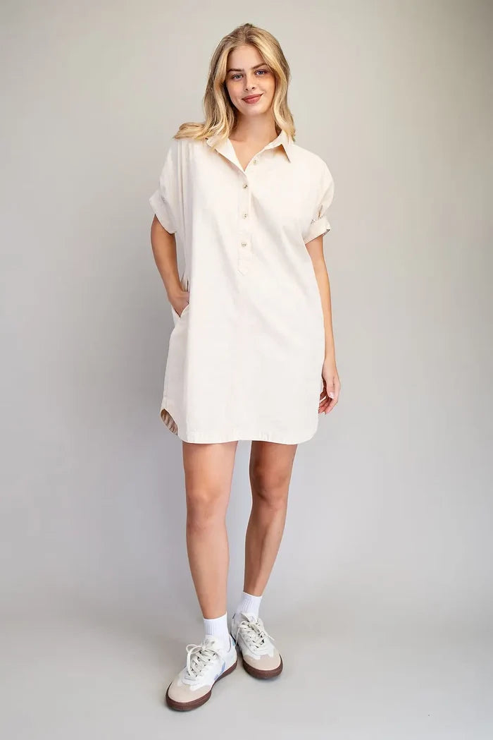 Mini Shirt Dress