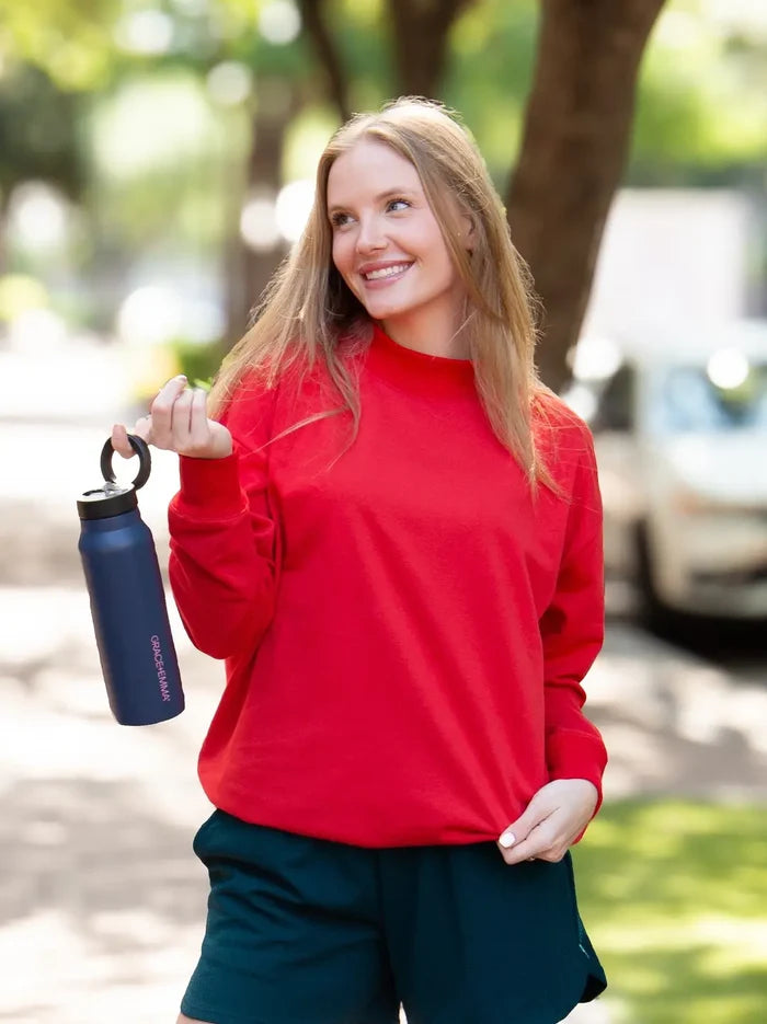 Mock Neck Sweatshirt | 4 Colors Available
