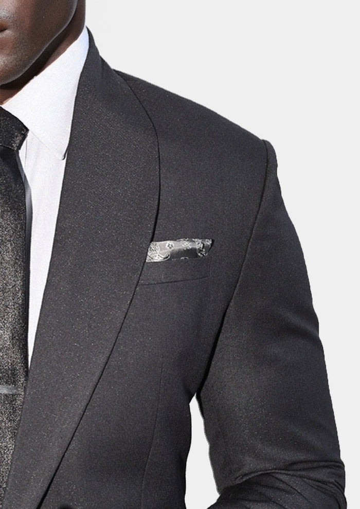 Monroe Shimmer Black Suit - SARTORO