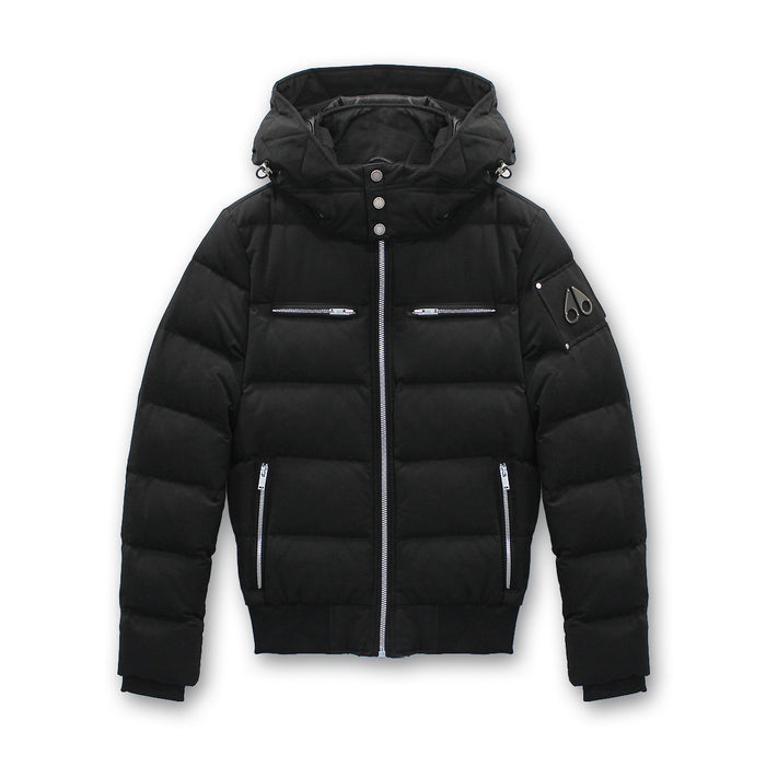 Moose Knuckles - Peace River Bomber Jacket in Black - Nigel Clare