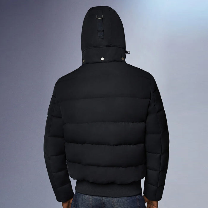 Moose Knuckles - Peace River Bomber Jacket in Black - Nigel Clare