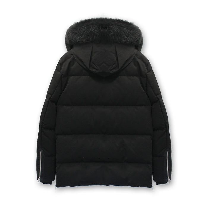 Moose Knuckles - Richardson Fur Hooded Parka Jacket in Black - Nigel Clare