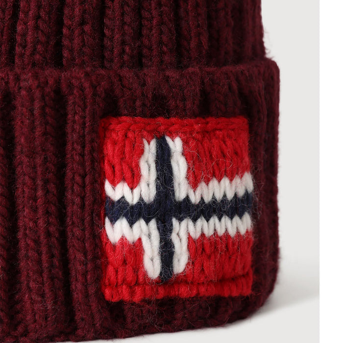 Napapijri - Semiury 4 Beanie in Wine - Nigel Clare