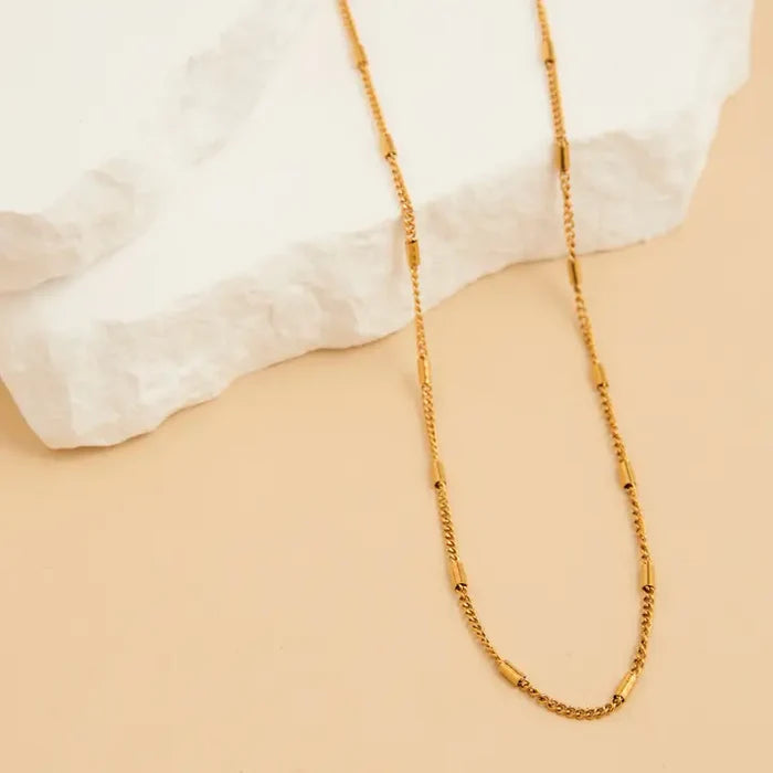 Narelle Bar Satellite Chain 20" Waterproof Necklace