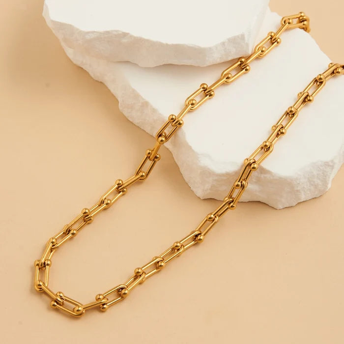 Narelle Chunky U-Link Chain 18" Waterproof Necklace
