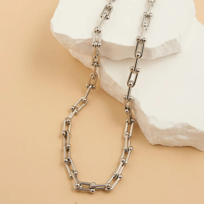Narelle Chunky U-Link Chain 18" Waterproof Necklace