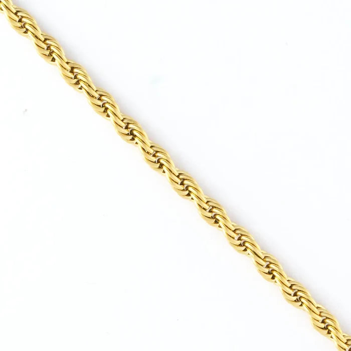 Narelle Gold Rope Chain 18" Waterproof Necklace