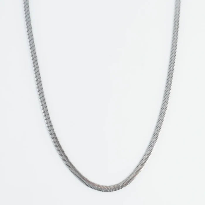 Narelle Silver Snake Chain 18" Waterproof Necklace