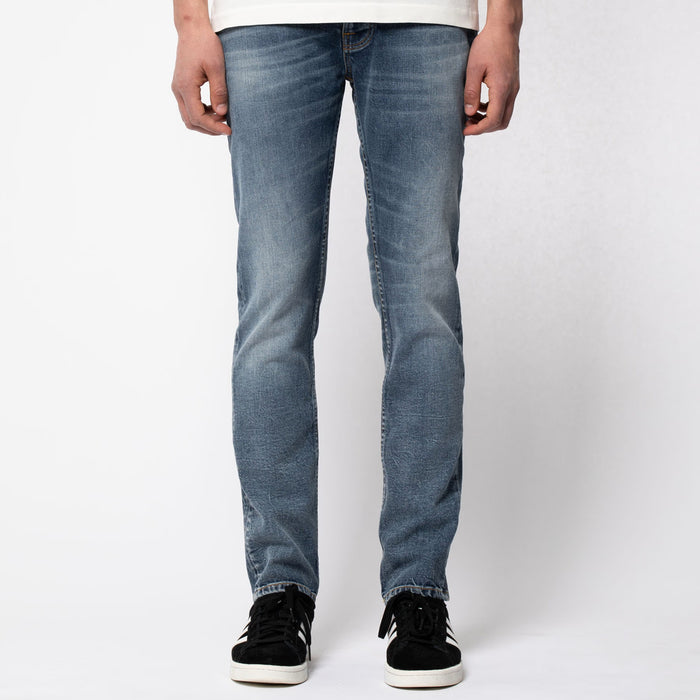 Nudie Jeans - Grim Tim Worn Sonic Jeans - Nigel Clare