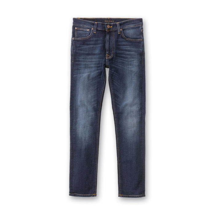Nudie Jeans - Lean Dean Dark Deep Worn Jeans - Nigel Clare