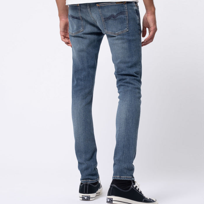 Nudie Jeans - Tight Terry Steel Navy Jeans - Nigel Clare
