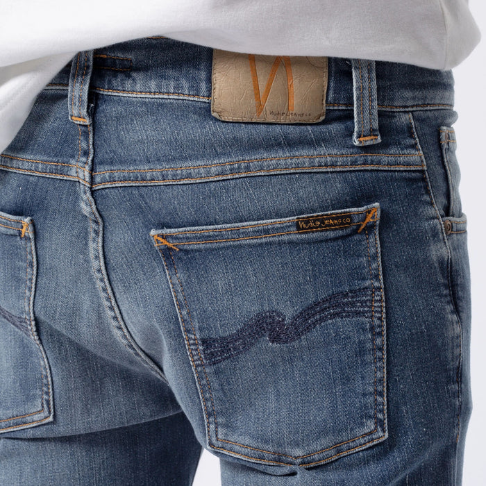 Nudie Jeans - Tight Terry Steel Navy Jeans - Nigel Clare