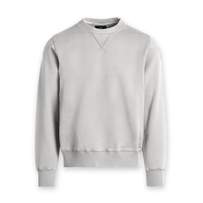 Parajumpers - Caleb Basic Sweatshirt in Mist White - Nigel Clare