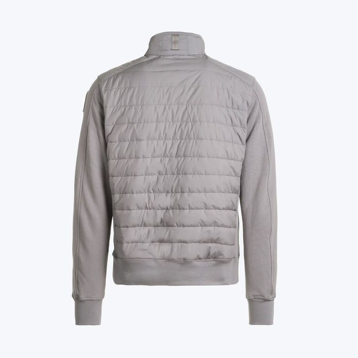 Parajumpers - Elliot Quilt Hooded Jacket in Paloma Grey - Nigel Clare