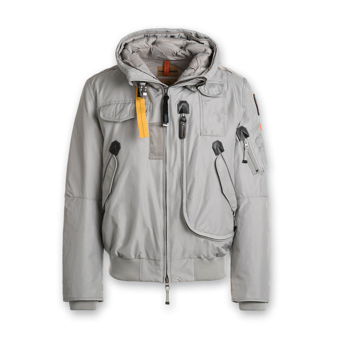 Parajumpers - Gobi Base Hooded Bomber Jacket in Paloma Grey - Nigel Clare