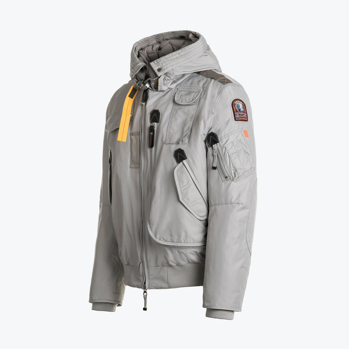 Parajumpers - Gobi Base Hooded Bomber Jacket in Paloma Grey - Nigel Clare