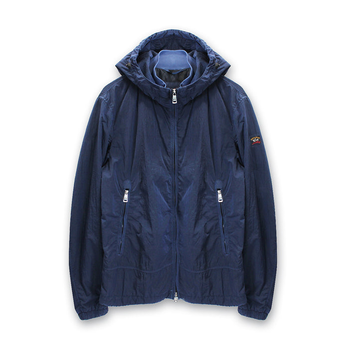 Paul & Shark - Garment Dyed Nylon Jacket in Blue - Nigel Clare