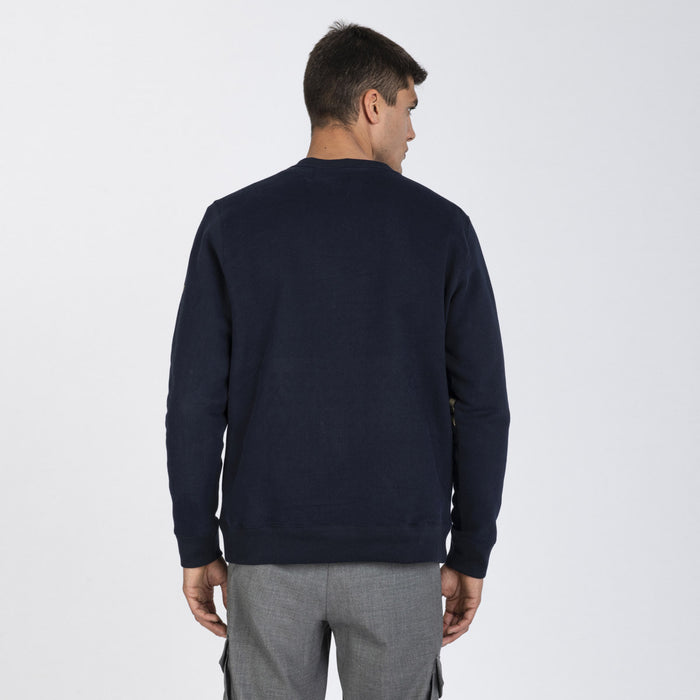 Paul & Shark - Gold Shark Sweatshirt in Navy - Nigel Clare