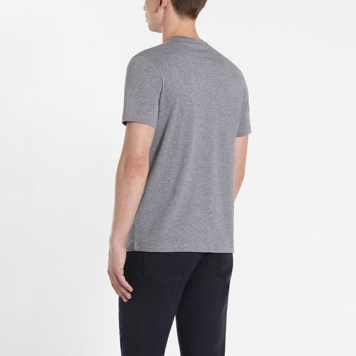 Paul & Shark - Logo Patch T-Shirt in Grey - Nigel Clare