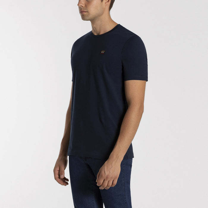 Paul & Shark - Logo Patch T-Shirt in Navy - Nigel Clare