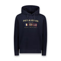 Paul & Shark - Tri Flag Hoodie in Navy - Nigel Clare