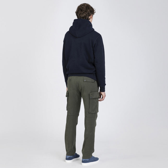 Paul & Shark - Tri Flag Hoodie in Navy - Nigel Clare