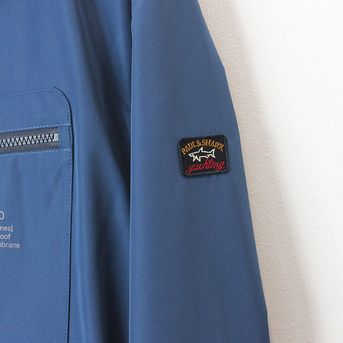 Paul & Shark - Typhoon Save The Sea Anorak Jacket in Blue - Nigel Clare