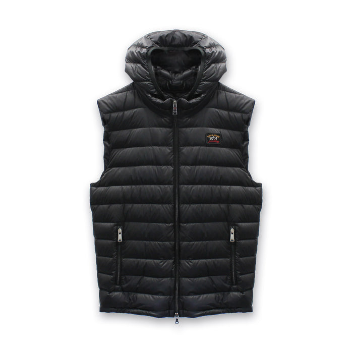Paul & Shark - Ultralight Down Gilet in Black - Nigel Clare