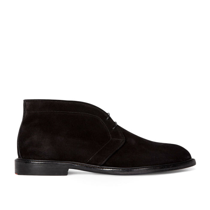 Paul Smith - Mendes Suede Boots in Black - Nigel Clare