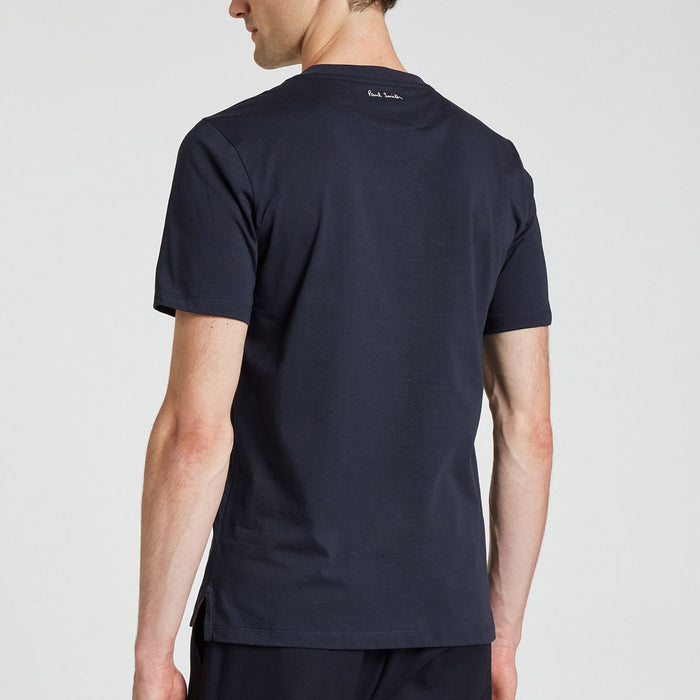 Paul Smith - Painted Stripe Pocket T-Shirt in Navy - Nigel Clare