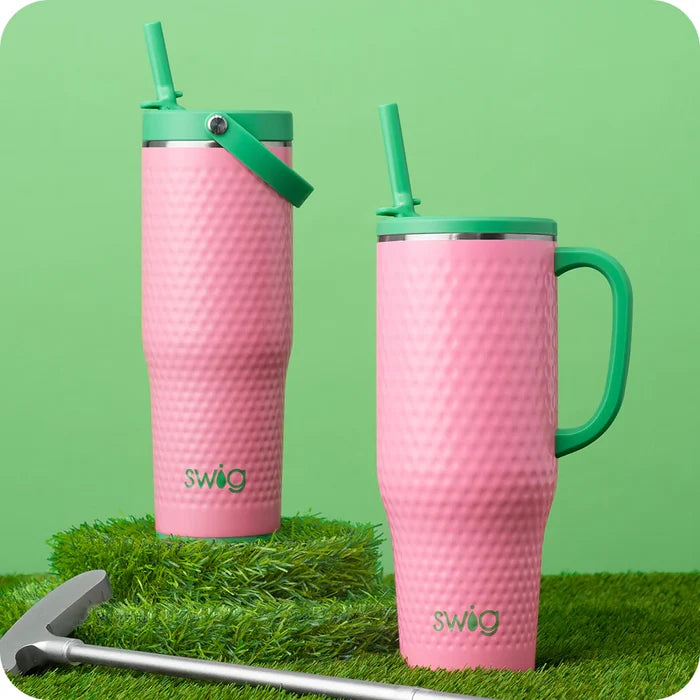 Pink Golf Ball Mega Mug 40oz