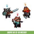PIXEL CUPS x Emongg: Acrylic Keychain Set - Gamer Supps