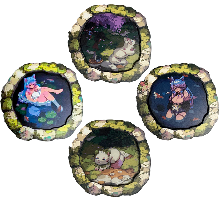 PIXEL CUPS x Silvervale Coaster Set - Gamer Supps