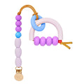 Plum Arch Ring Teether + Clip Set image 0
